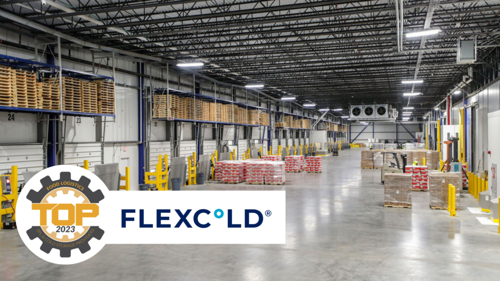 FLEXCOLD NAMED AMONG FOOD LOGISTICS’S TOP 2023 3PL & COLD STORAGE PROVIDERS TO FOOD & BEVERAGE INDUSTRY